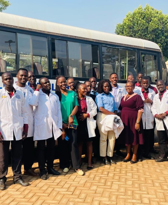 UIAMS ENT School at world hearing day at Kayunga hospital.