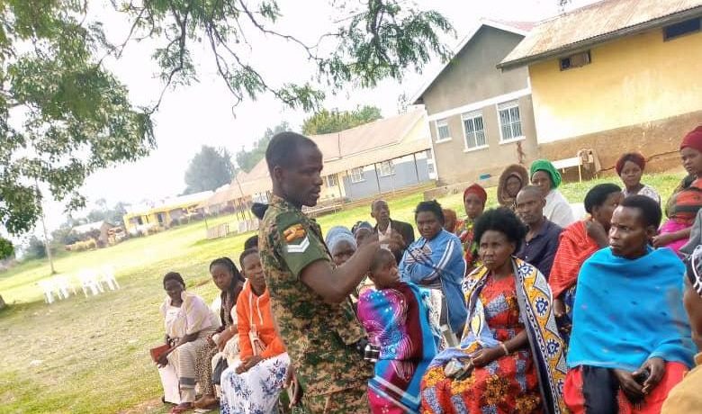 sensitizing patients at Butega Health center camp. sensitizing patients at Butega Health center camp.