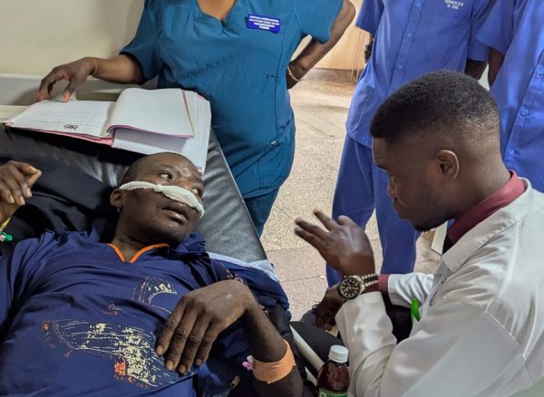 3rd year ENT students on medicalward doing paliative care