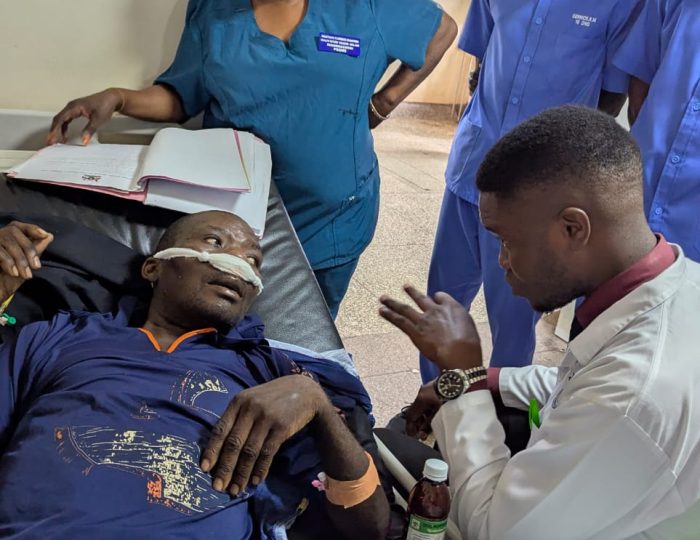 3rd year ENT students on medicalward doing paliative care