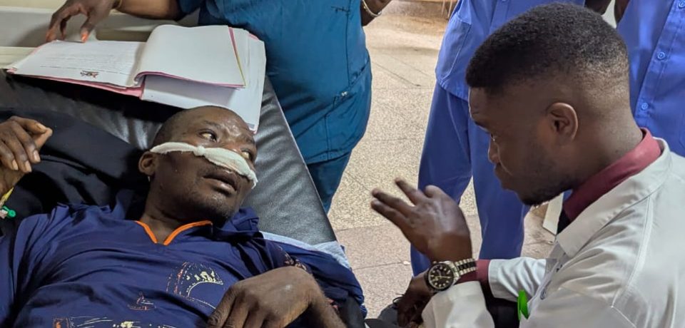 3rd year ENT students on medicalward doing paliative care